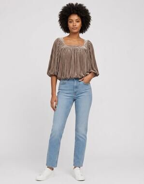 NWT entro Brown Lightweight Top Women Size M